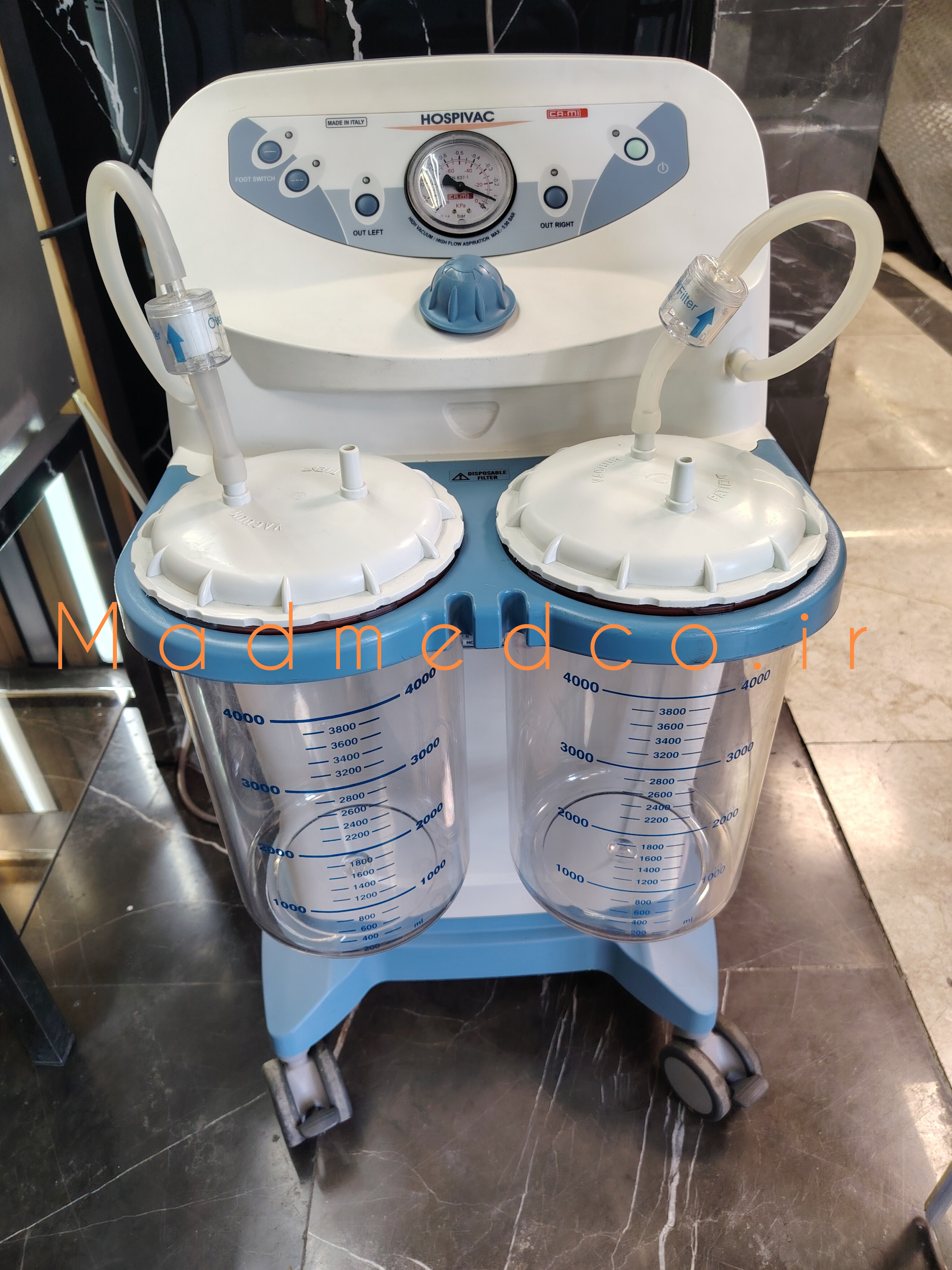 لیپو ساکشن جراحی  Hospivac ca-mi400  هاسپیوک لیپوساکشن آکبند ایتالیای اصل  دو سال گارانتی