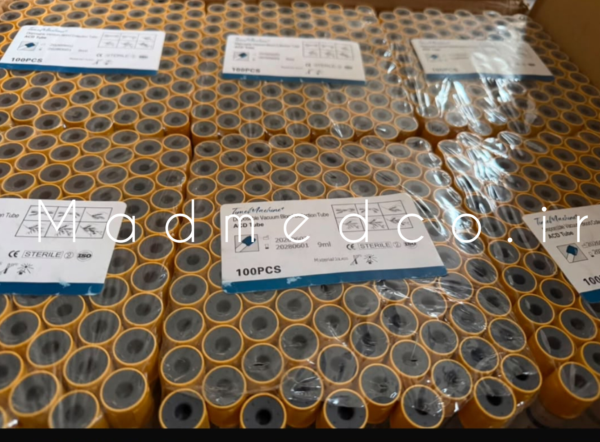 لوله PRP تایم ماشین پلاس ACD حجم +9ml time machine+ بسته 100 عددی ساخت کره جنوبی