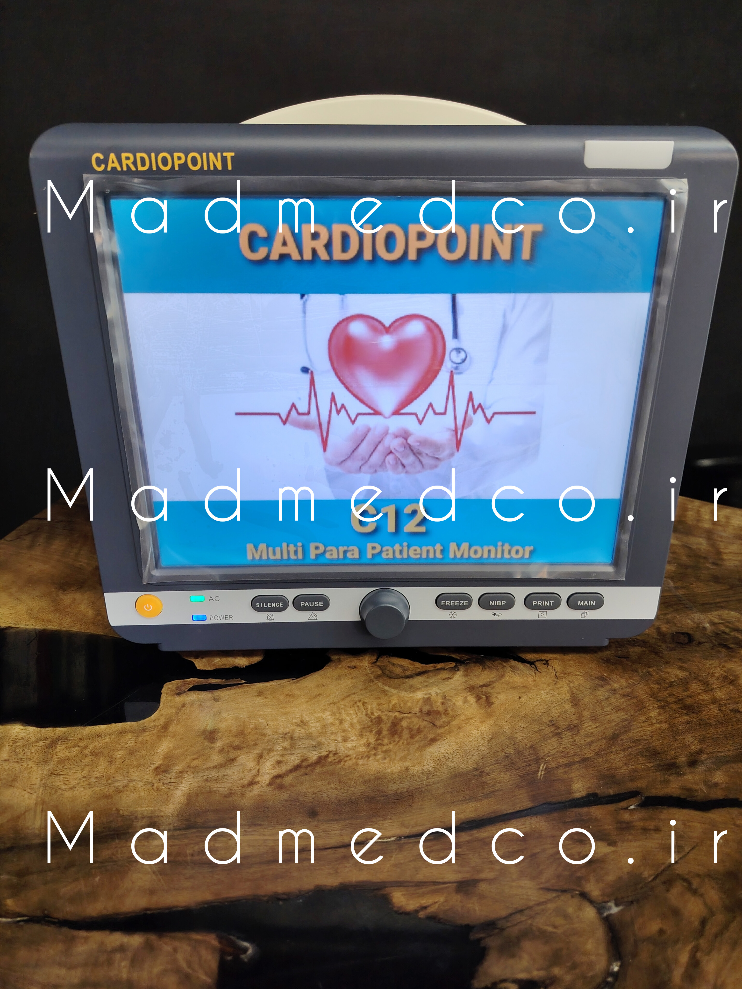 مانیتور علائم حیاتی کاردیوپوینت upmed آپمد 12 اینچ cardiopiont دامپزشکی ساخت چین یک سال گارانتی
